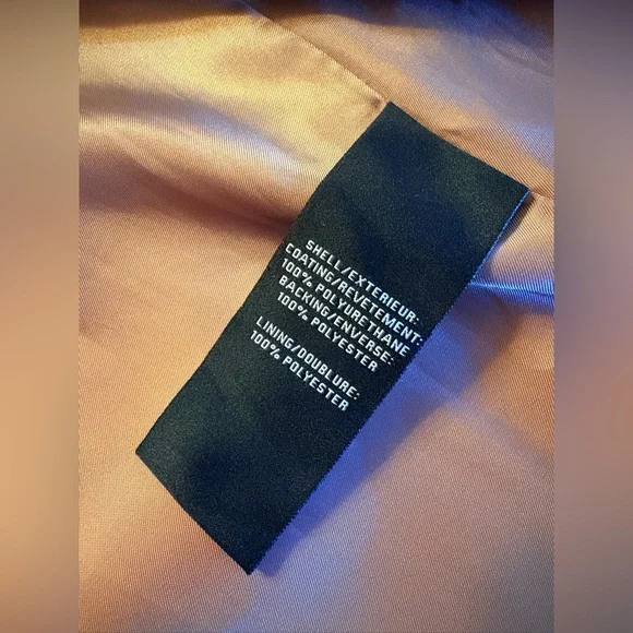 7 For All Mankind Sleeveless Faux-Leather Trench Vest/Jacket in Brown/Tan Color - Picture 13 of 13